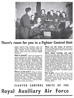 Controller Prints: RAF Recruitment. Fighter Controller