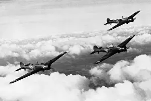 World Record Prints: Three RAF Vickers Wellesleys flying in formation on a Wo?