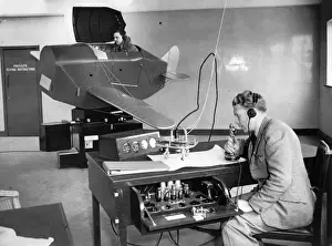 RAF Volunteer Reserve pilot undertaking instruction