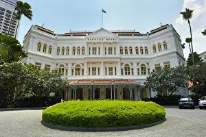 Singapore Prints: The Raffles Hotel in Singapore, Republic of Singapore