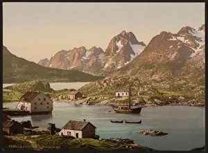 Lofoten Prints: Raftsund, Lofoten, Digermulen, Norway