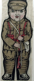 Images Dated 5th December 2007: Rag doll soldier template