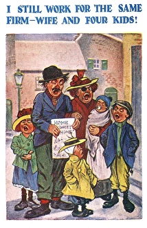 Traditional carol singers