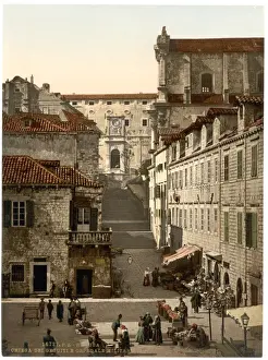 Ragusa Prints: Ragusa, Jesuit Church and military hospital, Dalmatia, Austr