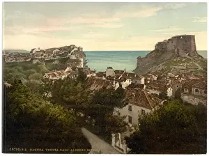 Dalmatia Prints: Ragusa, view from the Imperial Hotel, Dalmatia, Austro-Hunga