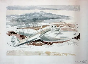 Moors Prints: The Raider on the Moors - Paul Nash