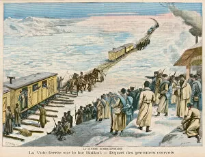 Images Dated 16th October 2007: Rail on Ice 1904