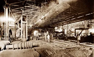 Rail mill, Steel Works Workington