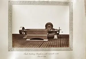 Milling Prints: Rail milling machine with moveable table