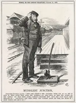 Approaching Prints: Rail / Uk / Accident Cartoon