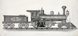 Rail Road Prints: Railroad engine