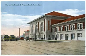 Utah Prints: Railroad Station, Salt Lake City, Utah, USA