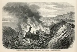 Railway accident at Abergele, north west Wales