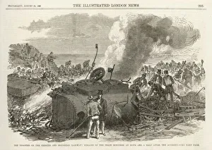 Abergele Gallery: Railway accident at Abergele, north west Wales