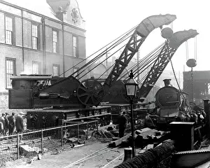 Railway accident at Elswick near Newcastle upon Tyne, 1909