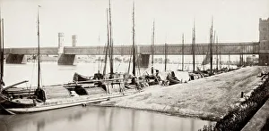 Railway bridge at Cologne, Koln, Germany