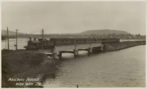 Railway Bridge at Woy Woy, New South Wales, Australia