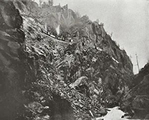 Souls Prints: Railway at Canyon of the Lost Souls, Colorado, USA