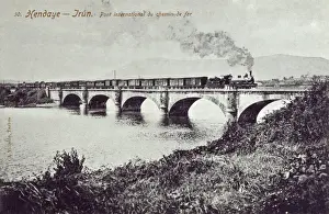 Connecting Prints: Railway connecting Spain and France