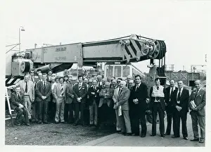 Tons Prints: Railway Division members at British Rail Kingmore Depot