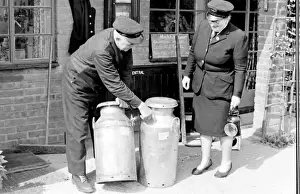 Railway enthusiast couple in Essex