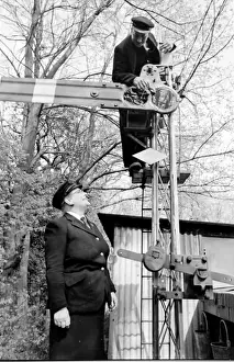 Railway enthusiast couple in Essex