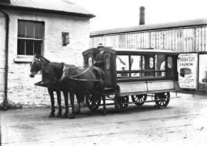 Outside on a Horse Bus