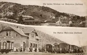 Serbian Prints: Railway Junction at Metovnica, Bor, Serbia