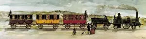 Matar Prints: Railway line Barcelona-Matar, opened the 28th October 1848