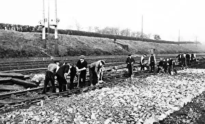 Maintenance Prints: Railway maintenance gang