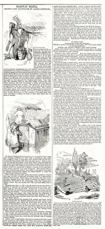 Article Prints: Railway Mania - written and illustrated by Alfred Crowquill