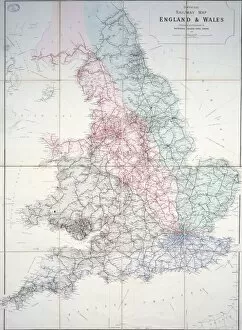 Images Dated 2nd November 2010: Railway map of Britain