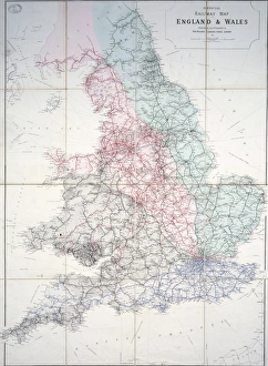 Images Dated 2nd November 2010: Railway map of Britain
