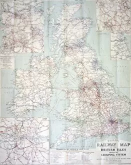 Images Dated 2nd November 2010: Railway map of Britain