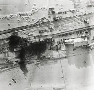 Railway marshalling yard Zulpich Germany Allied bombing