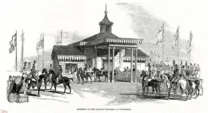 Railway pavilion at Tottenham 1847