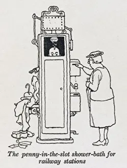 Slot Prints: Railway shower / W H Robinson