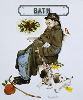 Railway Sleeper - Bath Station (Christmas)