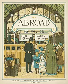 Suitcases Prints: Railway Station 1882