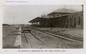 Aleppo Gallery: Railway Station as abandoned by the Turks - Aleppo, Syria