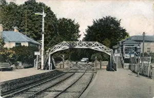 Andover Prints: Railway Station, Andover, England