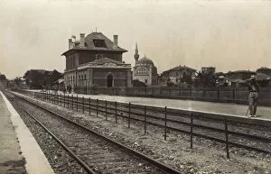 Anatolian Collection: Railway Station at Bostanci, Kadikoy, Istanbul, Turkey