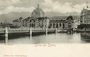 Railway station building, Lucerne, Switzerland