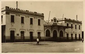 Railway station building, Sousse, Tunisia, North Africa