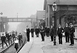 Chapeltown Prints: Railway Station, Chapeltown early 1900's