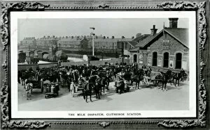 Milk Collection: The Railway Station, Clitheroe, Lancashire