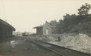 Abbas Prints: Railway Station - Depot, Cilfton Maybank, Yeovil, Bradford Abbas, Dorset, England
