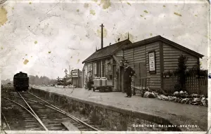 Herefordshire Prints: Railway Station, Dorstone, Herefordshire