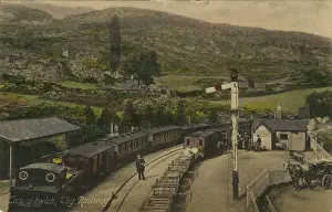 Gauge Prints: Railway Station - (Ffestiniog Narrow Gauge Railway), Tan-Y-Bwlch, Blaenau Ffestiniog