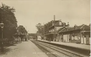 Dunbartonshire Prints: Railway Station (Glasgow, Dumbarton and Helensburgh Railway (GDHR)), Bearsden, Glasgow